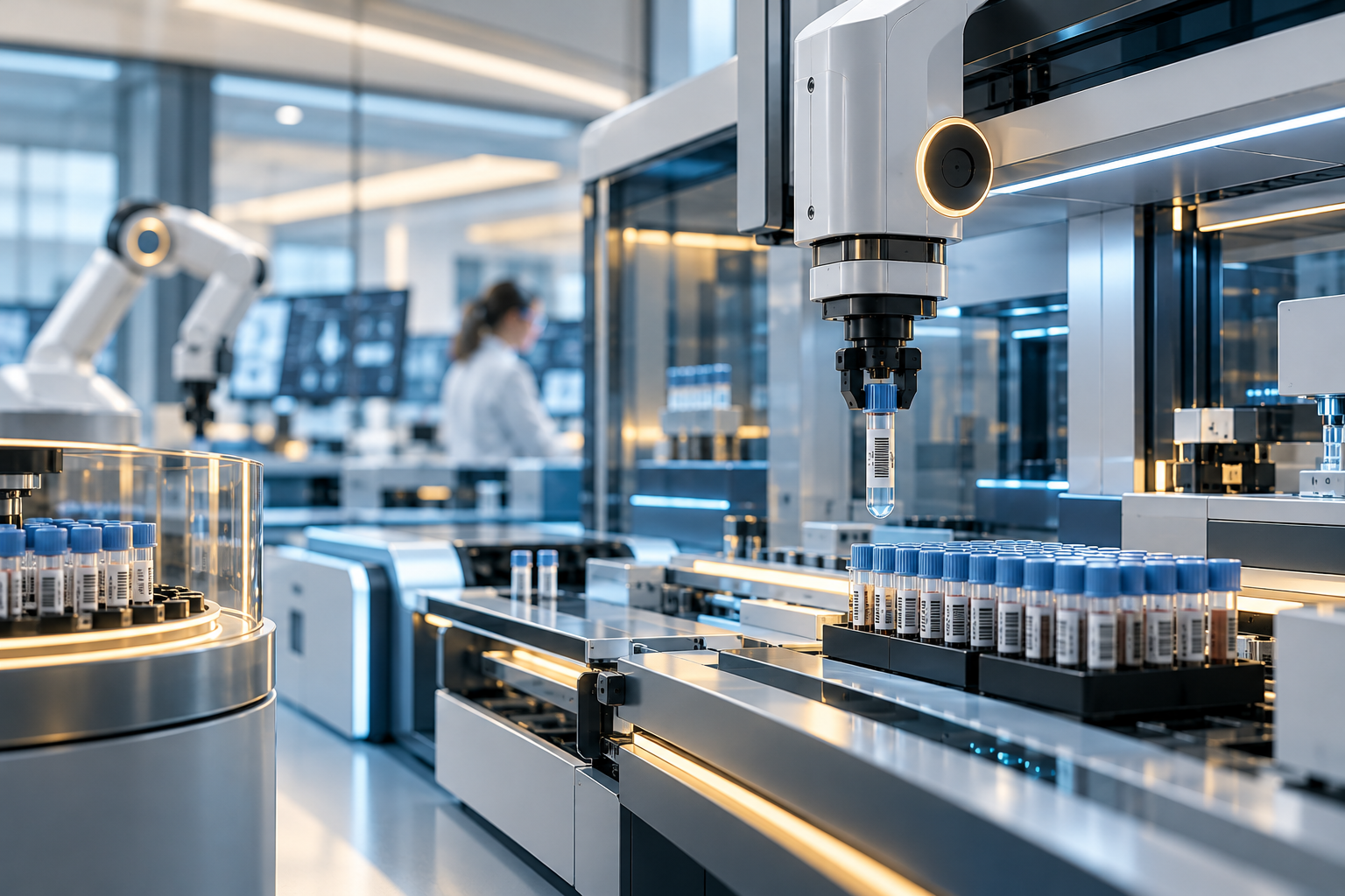 Futuristic automated laboratory processing