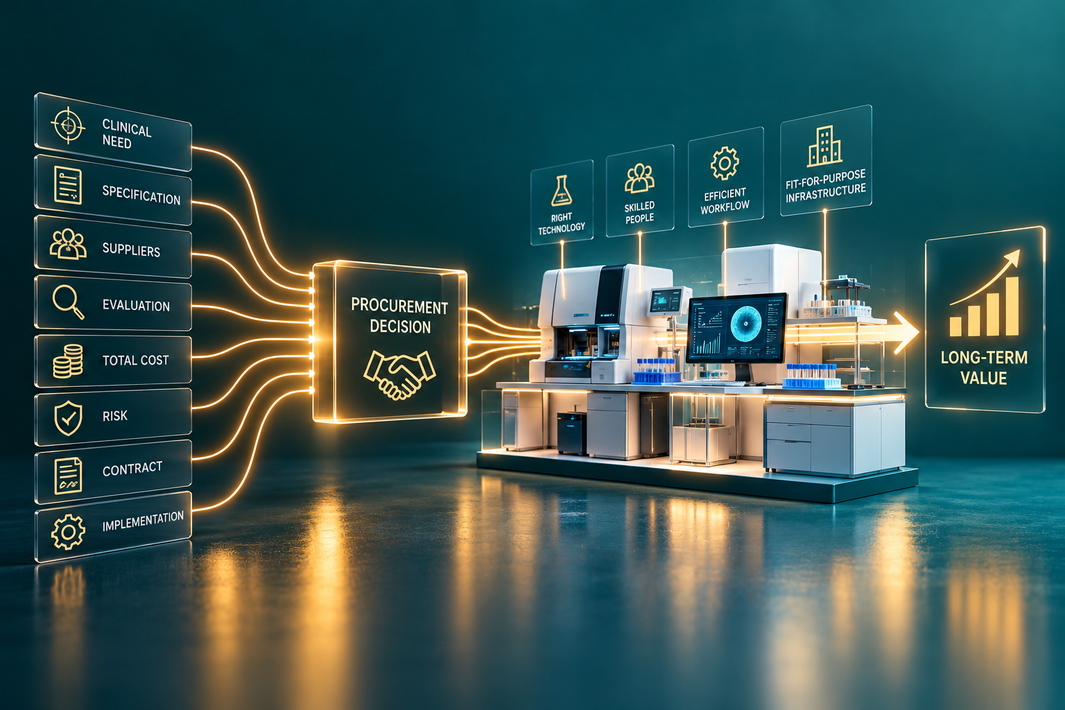 Long-term diagnostic procurement decision